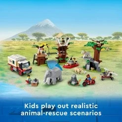 Brick Pops Inc. LEGO City 60307 Wildlife Rescue Camp Building (503 Pieces) Kit New 2021