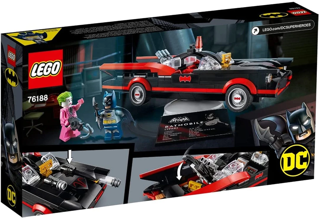 Brick Pops Inc. LEGO Batman 76188 Classic Batmobile (345 Pieces) Building Kit 4 Brick Pops Inc. LEGO Batman 76188 Classic Batmobile (345 Pieces) Building Kit