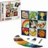 Brick Pops Inc. LEGO Art Project 21226 Create Together Canvas Wall Art Décor Building Kit