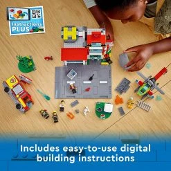 Brick Pops Inc. LEGO City 60320 Fire Station (540 Pieces) Building Kit