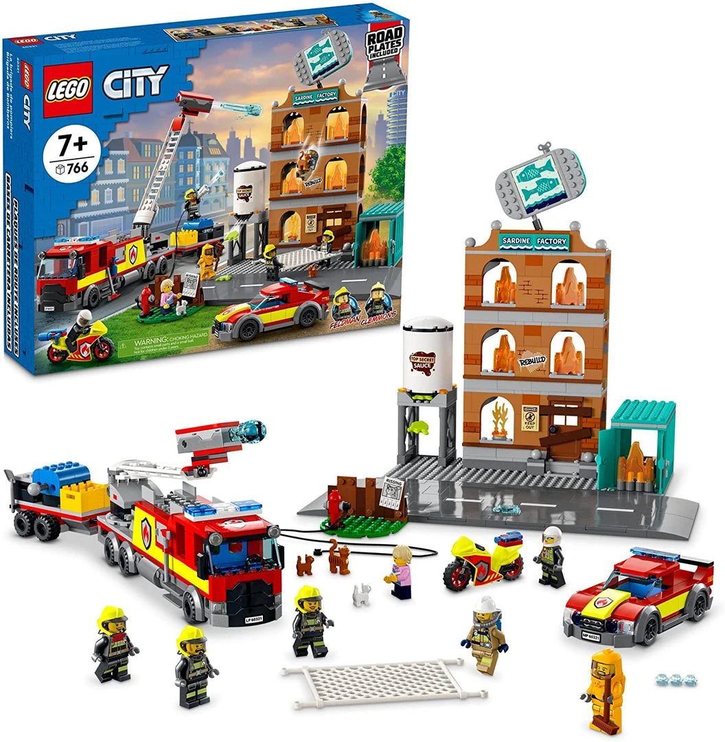 Brick Pops Inc. LEGO City 60321 Fire Brigade (766 Pieces) Building Kit 3 Brick Pops Inc. LEGO City 60321 Fire Brigade (766 Pieces) Building Kit