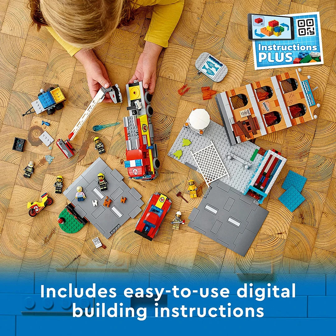 Brick Pops Inc. LEGO City 60321 Fire Brigade (766 Pieces) Building Kit 6 Brick Pops Inc. LEGO City 60321 Fire Brigade (766 Pieces) Building Kit