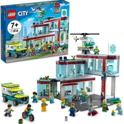 Brick Pops Inc. LEGO City 60330 Hospital (816 Pieces) Building Kit