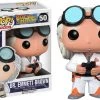 Brick Pops Inc. Funko Pop! Movies Back To The Future Dr. Emmett Brown #50 Multicolor Vinyl Figure