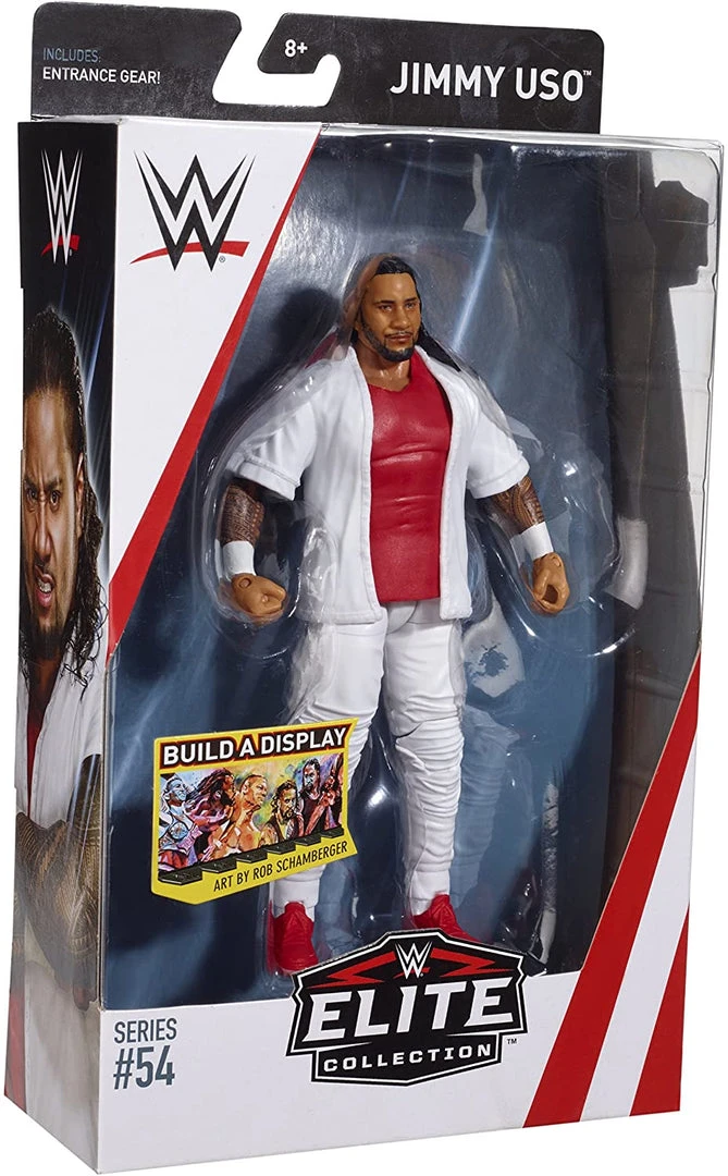 Brick Pops Inc. WWE MATTEL Jimmy USO Elite Collection Series # 54 Action Figure 3 Brick Pops Inc. WWE MATTEL Jimmy USO Elite Collection Series # 54 Action Figure