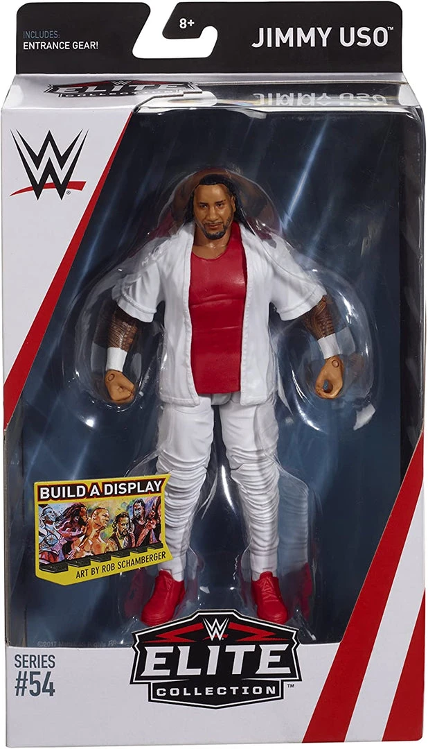Brick Pops Inc. WWE MATTEL Jimmy USO Elite Collection Series # 54 Action Figure 4 Brick Pops Inc. WWE MATTEL Jimmy USO Elite Collection Series # 54 Action Figure