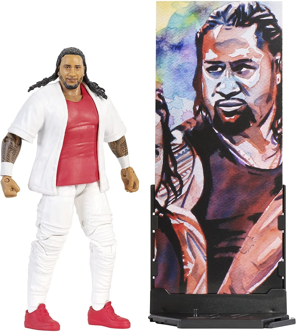 Brick Pops Inc. WWE MATTEL Jimmy USO Elite Collection Series # 54 Action Figure 6 Brick Pops Inc. WWE MATTEL Jimmy USO Elite Collection Series # 54 Action Figure