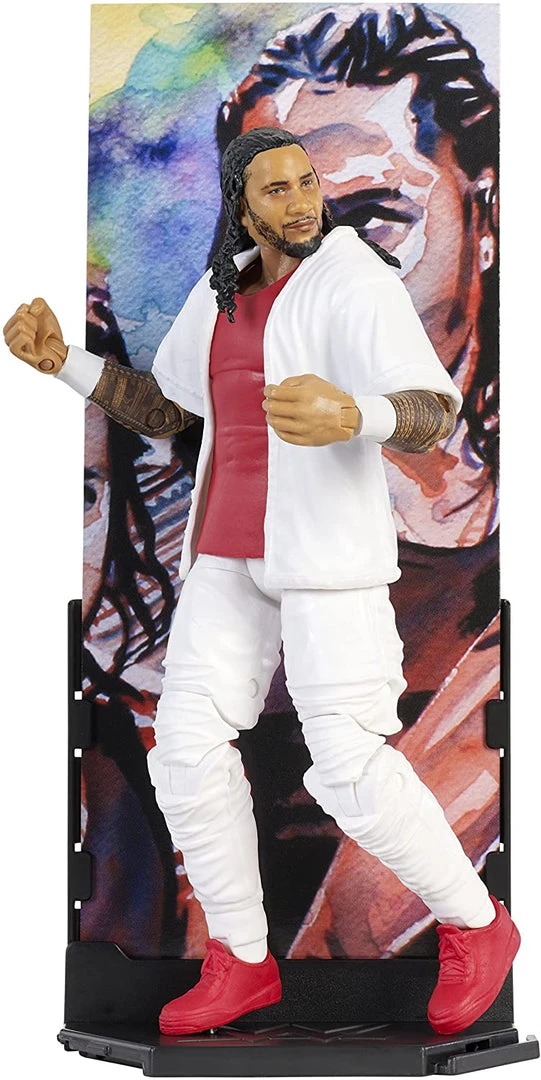 Brick Pops Inc. WWE MATTEL Jimmy USO Elite Collection Series # 54 Action Figure 7 Brick Pops Inc. WWE MATTEL Jimmy USO Elite Collection Series # 54 Action Figure
