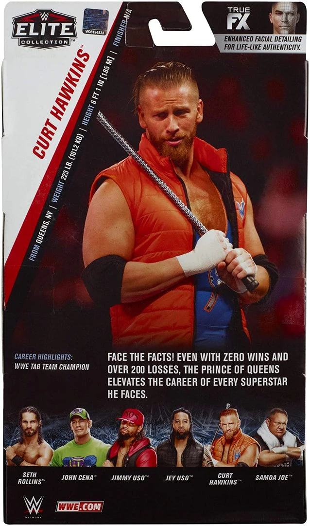 Brick Pops Inc. WWE Mattel Curt Hawkins Elite Collection Action Figure 3 Brick Pops Inc. WWE Mattel Curt Hawkins Elite Collection Action Figure