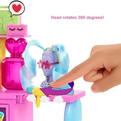 Brick Pops Inc. Collectible Toys Barbie Extra Doll & Vanity Exclusive Doll, Pet Puppy (45+ Pieces)