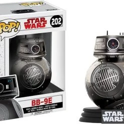 Brick Pops Inc. Funko Pop! Star Wars BB-9E #202 Chrome Exclusive Vinyl Figure