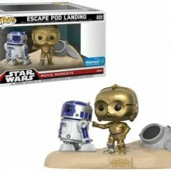 Brick Pops Inc. Funko Pop! Star Wars Escape Pod Landing R2-D2 & C-3PO #222 Vinyl Figure