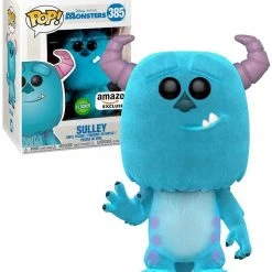 Brick Pops Inc. Funko Pop! Disney Monster's Inc Flocked Sulley #385 Amazon Exclusive Vinyl Figure