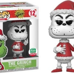 Brick Pops Inc. Funko Pop! Books The Grinch #12 Black & White Limited Edition Vinyl Figure
