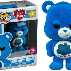 Brick Pops Inc. Funko Pop! Animation Care Bears Flocked Grumpy Bear #353 Box Lunch Exclusive Multicolor Vinyl Figure