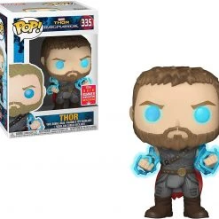 Brick Pops Inc. Funko Pop! Marvel Thor Ragnarok Thor With Odin Force #335 Multicolor Collectible Vinyl Figure