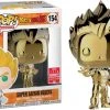 Brick Pops Inc. Funko Pop! Animation Dragon Ball Z Super Saiyan Vegeta #154 Exclusive Gold Vinyl Figure
