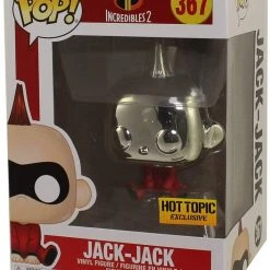 Brick Pops Inc. Funko Pop! Incredibles 2 Jack-Jack #367 Chrome Vinyl Figure