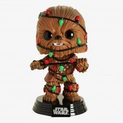 Brick Pops Inc. Funko Pop! Star Wars Holiday Chewie With Lights #278 Multicolor Collectible Vinyl Figure