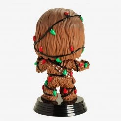 Brick Pops Inc. Funko Pop! Star Wars Holiday Chewie With Lights #278 Multicolor Collectible Vinyl Figure
