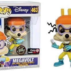Brick Pops Inc. Funko Pop! Disney Megavolt #463 GameStop Chase Exclusive Multicolor Vinyl Figure