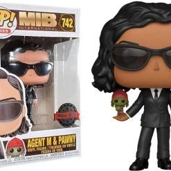 Brick Pops Inc. Funko Pop! Men In Black Agent M & Pawny #742 Exclusive Vinyl Figure