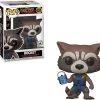 Brick Pops Inc. Funko Pop! Marvel Guardians Of The Galaxy Mission Breakout Rocket # 491 Disney Parks Exclusive Multicolor Vinyl Figure