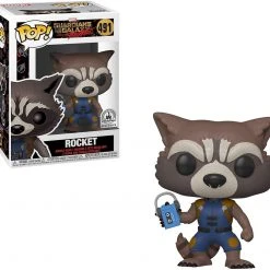 Brick Pops Inc. Funko Pop! Marvel Guardians Of The Galaxy Mission Breakout Rocket # 491 Disney Parks Exclusive Multicolor Vinyl Figure