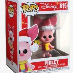 Brick Pops Inc. Funko Pop! Disney Holiday Piglet #615 Collectible Multicolor Vinyl Figure