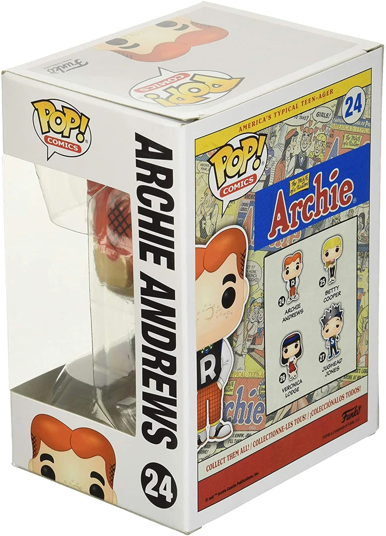 Brick Pops Inc. Funko Pop! Comics Archie Comics Archie Andrews #24 Multicolor Vinyl Figure 4 Brick Pops Inc. Funko Pop! Comics Archie Comics Archie Andrews #24 Multicolor Vinyl Figure