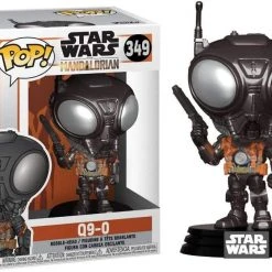 Brick Pops Inc. Funko Pop! Star Wars The Mandalorian Q9-Zero #349 Multicolor Vinyl Figure