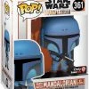 Brick Pops Inc. Funko Pop! Star Wars The Mandalorian Two Stripes Death Watch #354 Limited Edition Exclusive Vinyl Figure