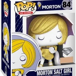 Brick Pops Inc. Funko Pop! Ad Icons Morton Salt Girl #84 Diamond Exclusive Multicolor Vinyl Figure