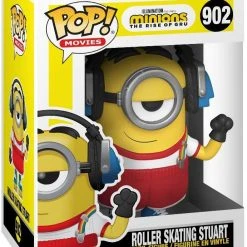 Brick Pops Inc. Funko Pop! Movies Minions 2 Roller Skating Stuart #902 Multicolor Vinyl Figure