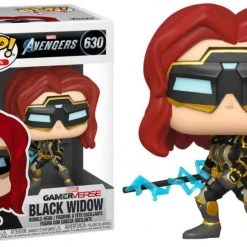 Brick Pops Inc. Funko Pop! Marvel Avengers Game Black Widow #630 Multicolor Vinyl Figure