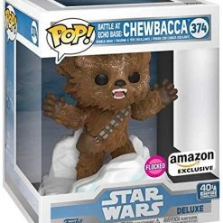 Brick Pops Inc. Funko Pop! Deluxe Star Wars Flocked Chewbacca #374 Amazon Exclusive Vinyl Figure